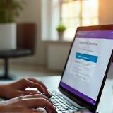 Person completing online signup form